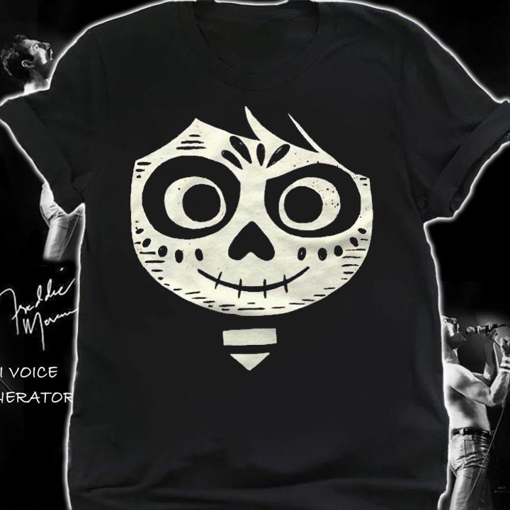 Pixar Coco Miguel Sugar Skull Portrait Shirt shirt