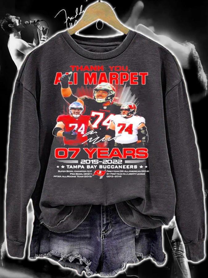 Thank You Ali Marpet Tampa Bay Buccaneers 07 Years 2015 2022 Signature t-shirt
