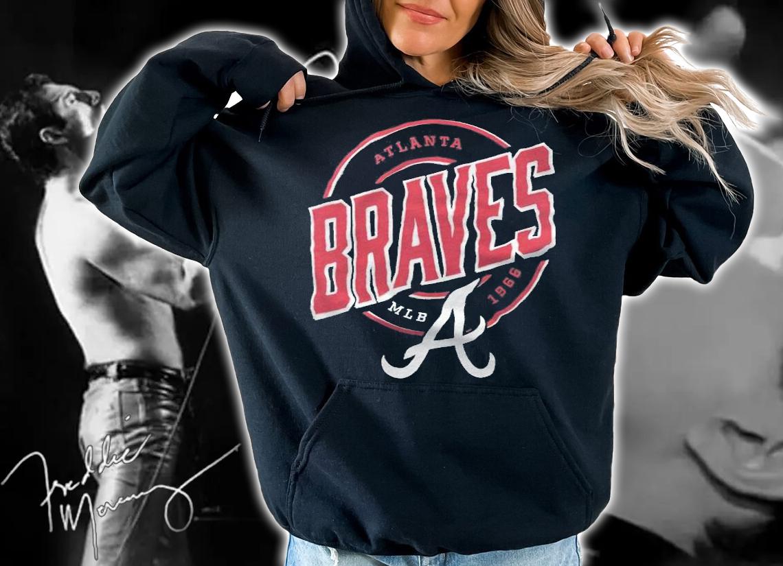 The northwest atlanta braves mlb 1966 campaign fleece blanket shirt hoodie