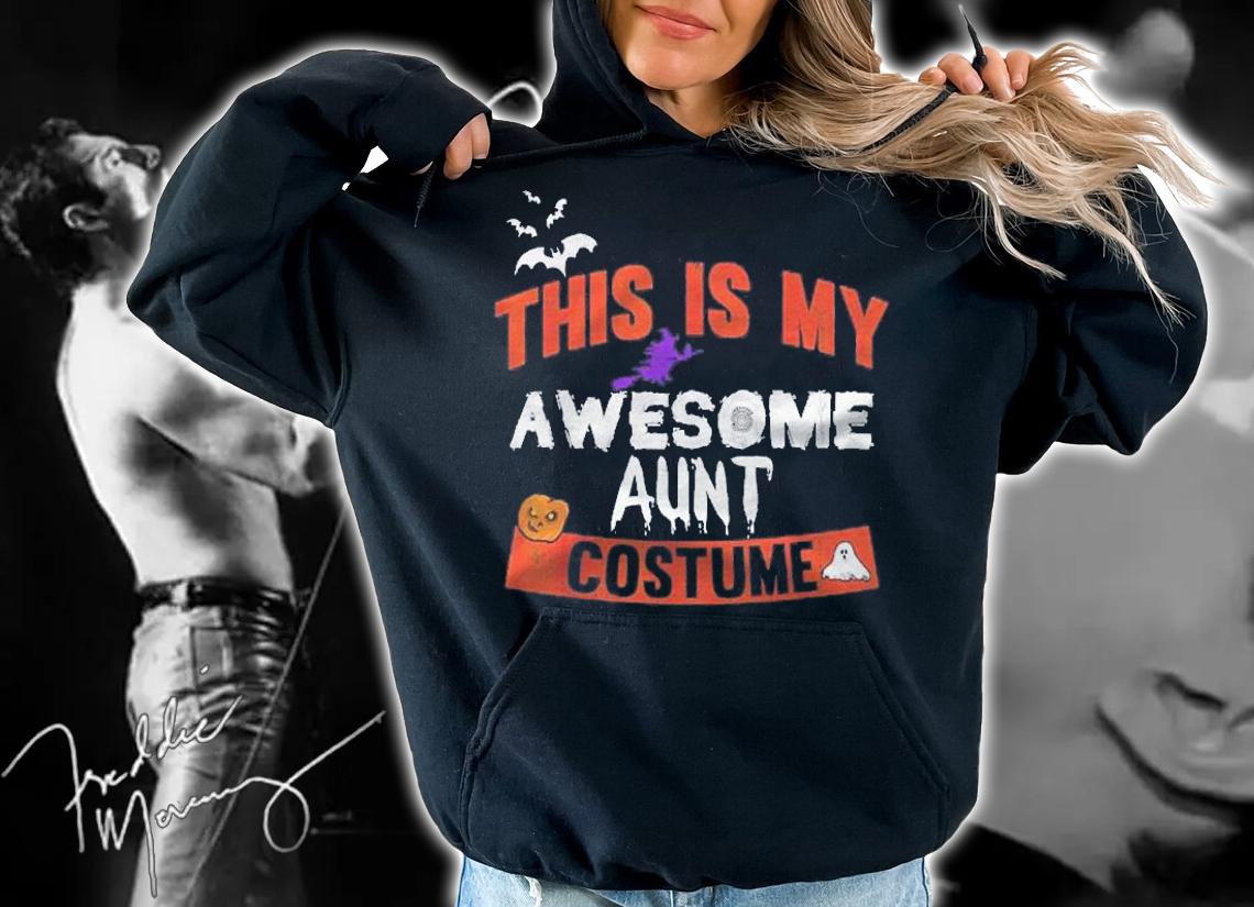 This Is My Awesome Aunt Costume Shirt Halloween Costume Shirt hoodie