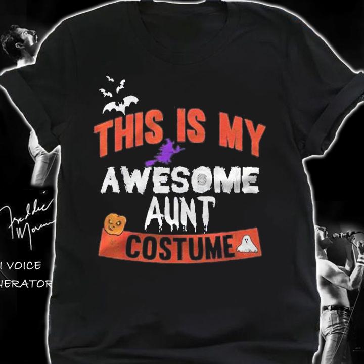 This Is My Awesome Aunt Costume Shirt Halloween Costume Shirt shirt
