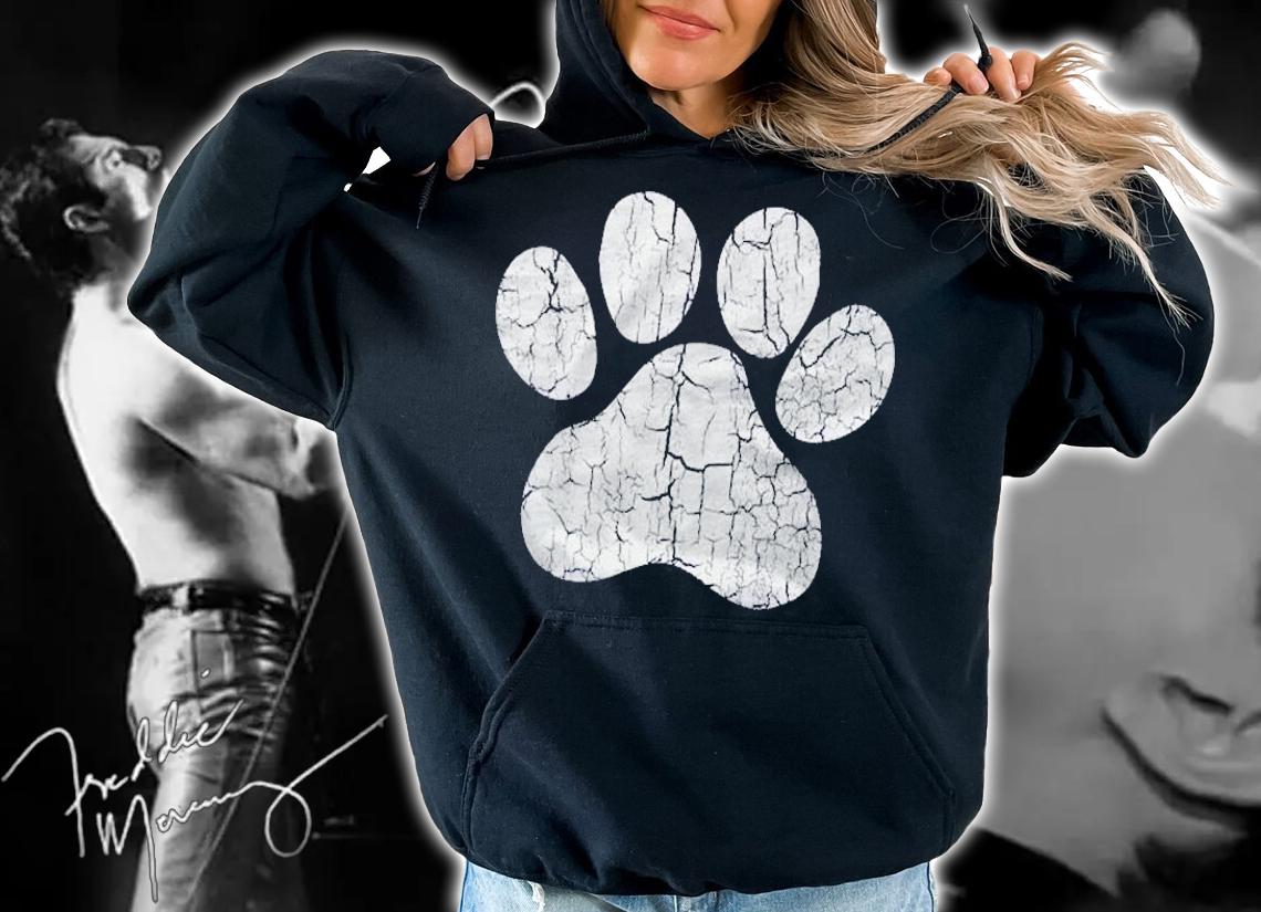 Vintage Dog Paw Gifts For Dog Lovers Shirt