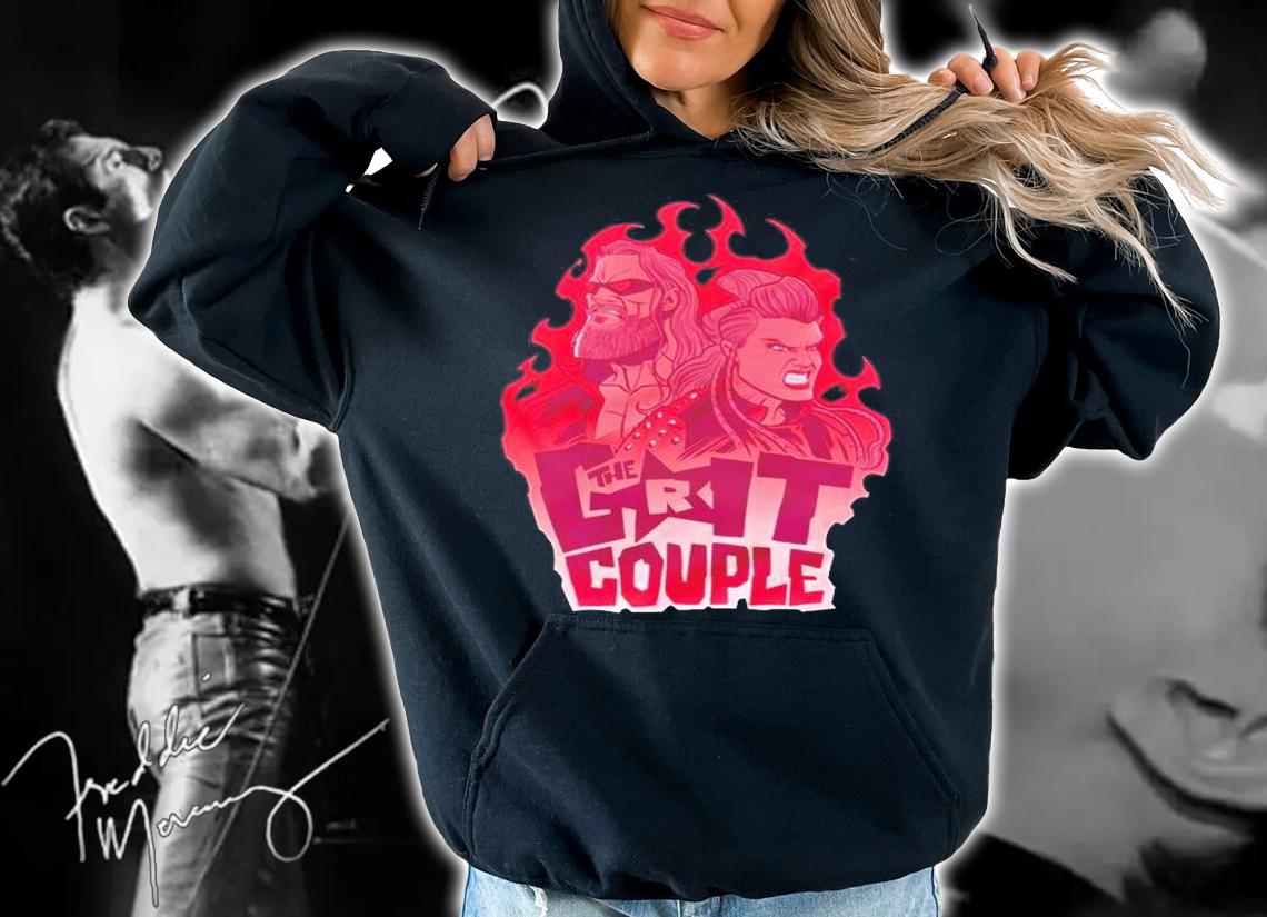 Wwe Shop Merch Edge & Beth Phoenix The Grit Couple T-Shirt hoodie