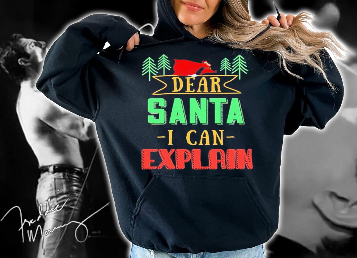 Dear Santa I Can Explain Christmas Shirt hoodie