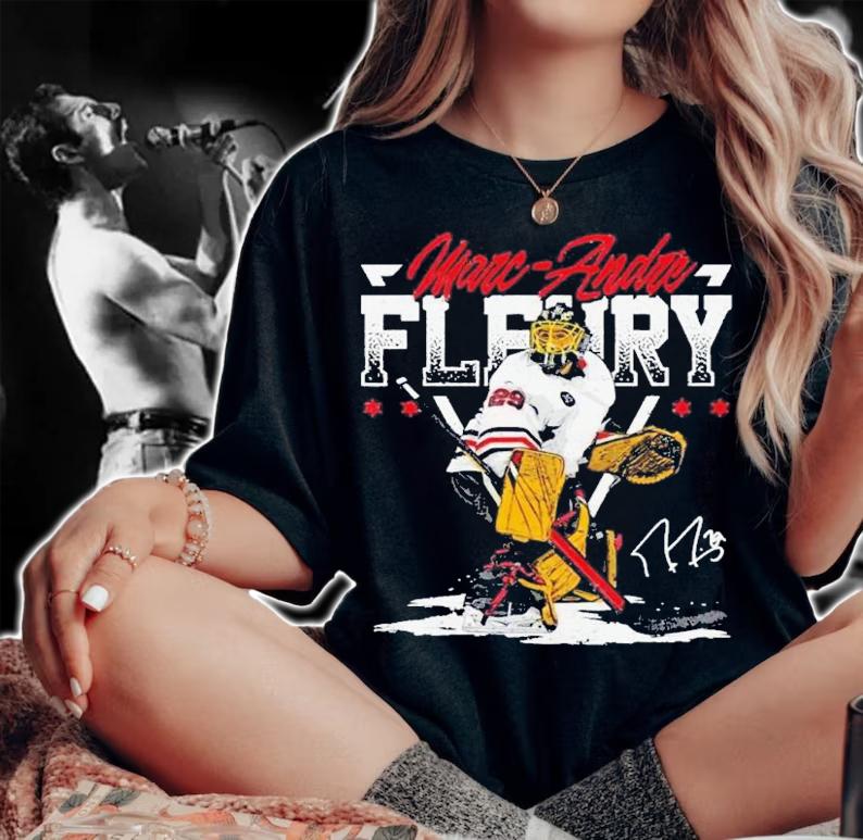 Funny marcandr Fleury Hockey Signatures Shirt woman shirt