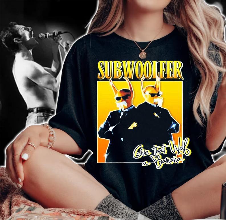 Give That Wolf A Banana Norway Eurovision 2022 Subwoolfer Bootleg 90s T-Shirt woman shirt