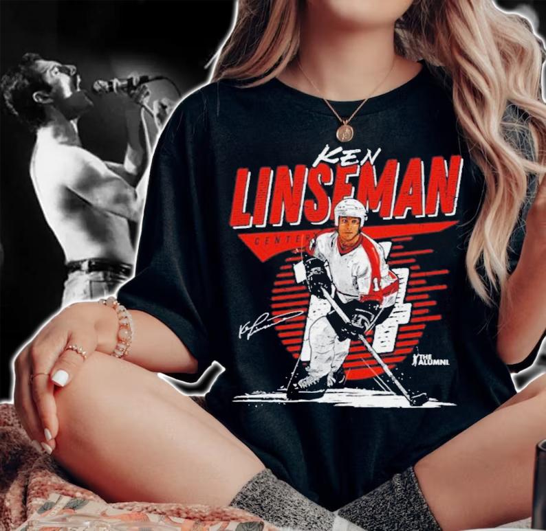 Ken Linseman Philadelphia Comet Hockey Signatures Shirt woman shirt