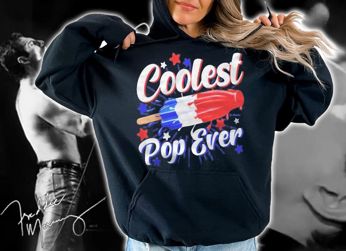 Mens Coolest Pop Ever Popsicle Funny Retro Bomb 4Th Of July Shirt hoodie
