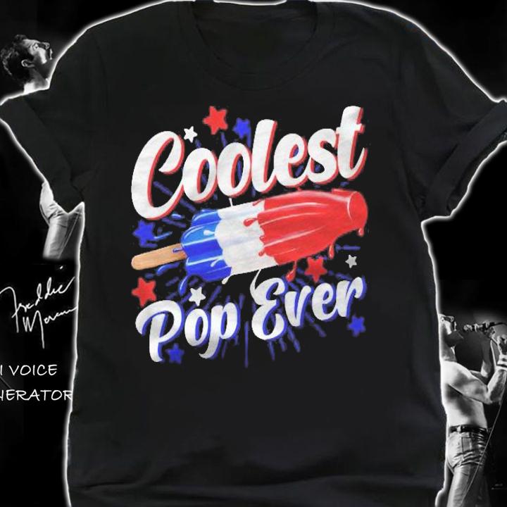 Mens Coolest Pop Ever Popsicle Funny Retro Bomb 4Th Of July Shirt shirt