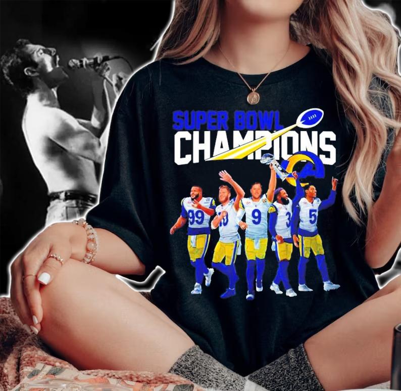 Rams win Super Bowl Champions shirt woman shirt