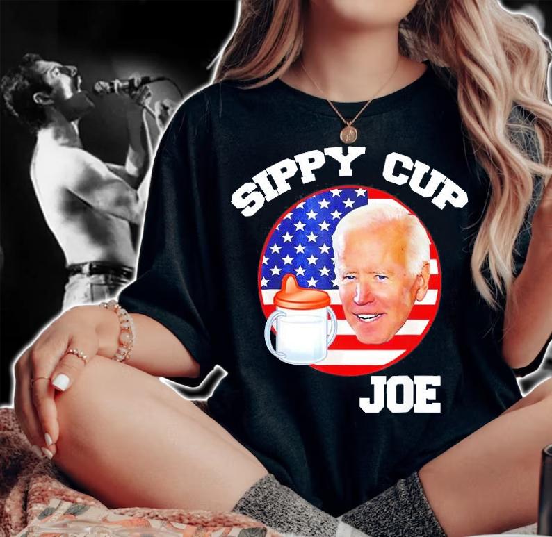 Sippy Cup Joe Biden Political T-Shirt woman shirt