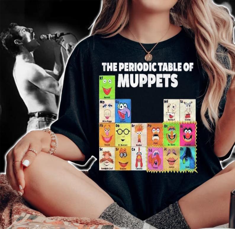 The Muppets Periodic Table Of The Muppets Shirt woman shirt
