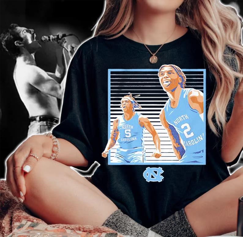 UNC Basketball Armando Bacot And Caleb Love Frame It Shirt woman shirt