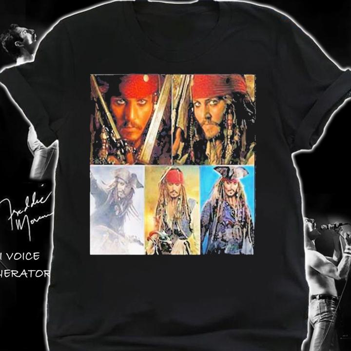 We Love You Johnny Depp No Johnny No Pirates T-Shirt shirt