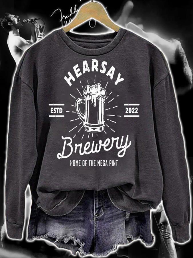 Hearsay Mega Pint Brewing Home Of The Mega Pint T-Shirt