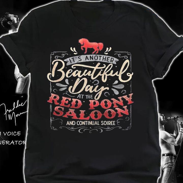 Red Pony It Is A Beautiful Day Zip Shirt shirt