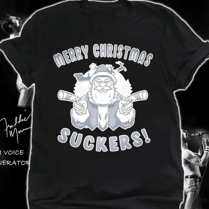 Santa Claus Merry Christmas Suckers Shirt shirt