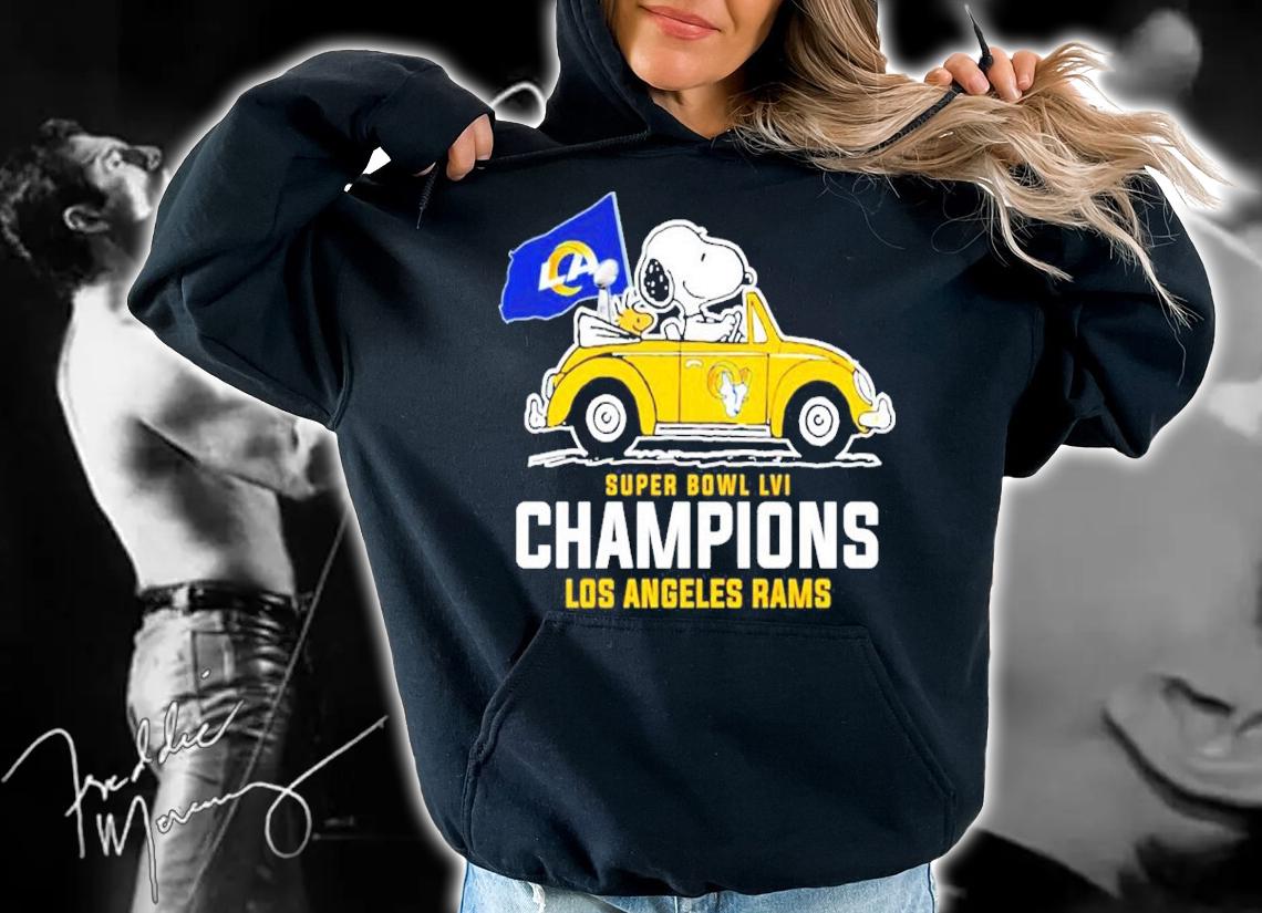 Snoopy Super Bowl LVI Champions Los Angeles Rams Shirt hoodie