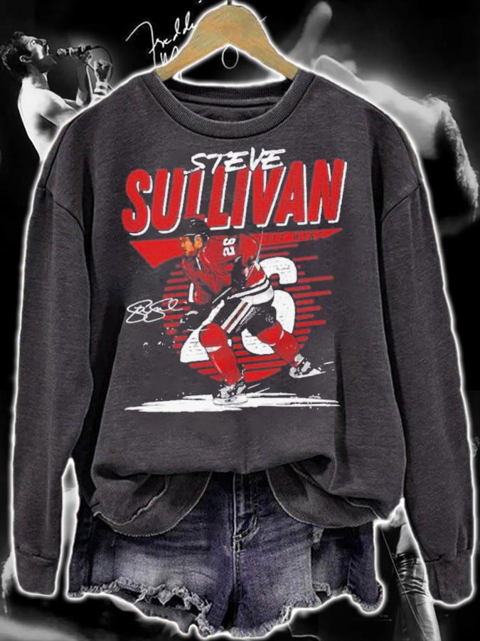 Steve Sullivan Chicago Comet Hockey Signatures Shirt sweatshirt
