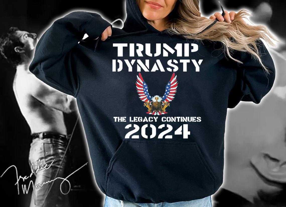 Trump Dynasty The Legacy Continues Eagle 2024 Anti Biden T-Shirt