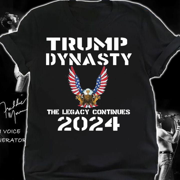 Trump Dynasty The Legacy Continues Eagle 2024 Anti Biden T-Shirt