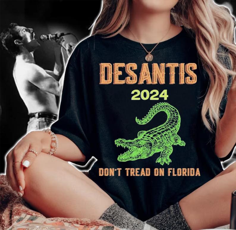 Don't Tread On Florida Desantis 2024 Conservative T-Shirt woman shirt