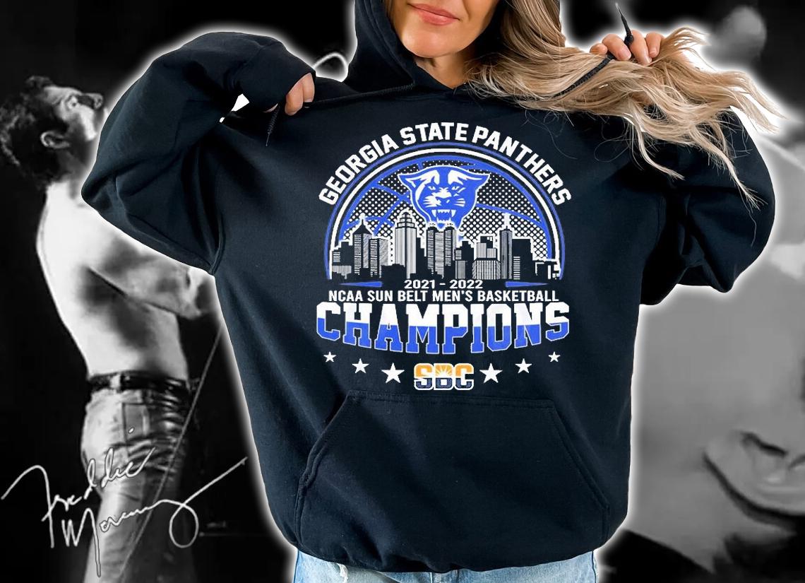 Georgia State 2021 2022 NCAA Sun Belt Men's Basketball Champions T-Shirt hoodie