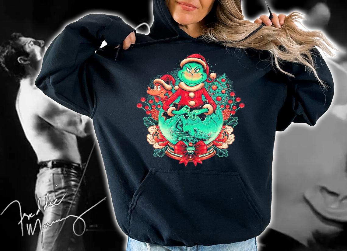 Grinch Too Grumpy For Christmas Shirt hoodie