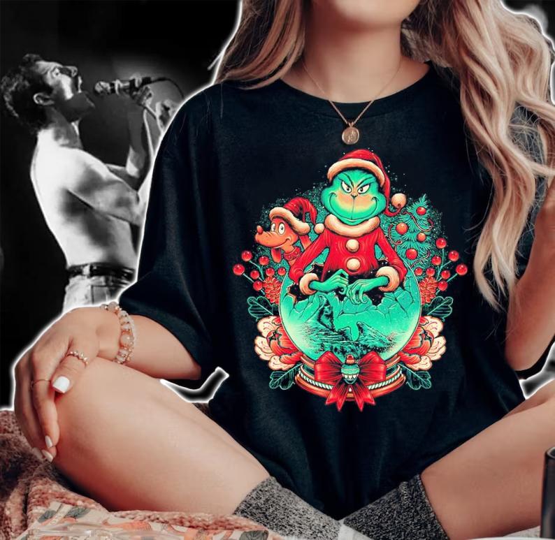 Grinch Too Grumpy For Christmas Shirt woman shirt