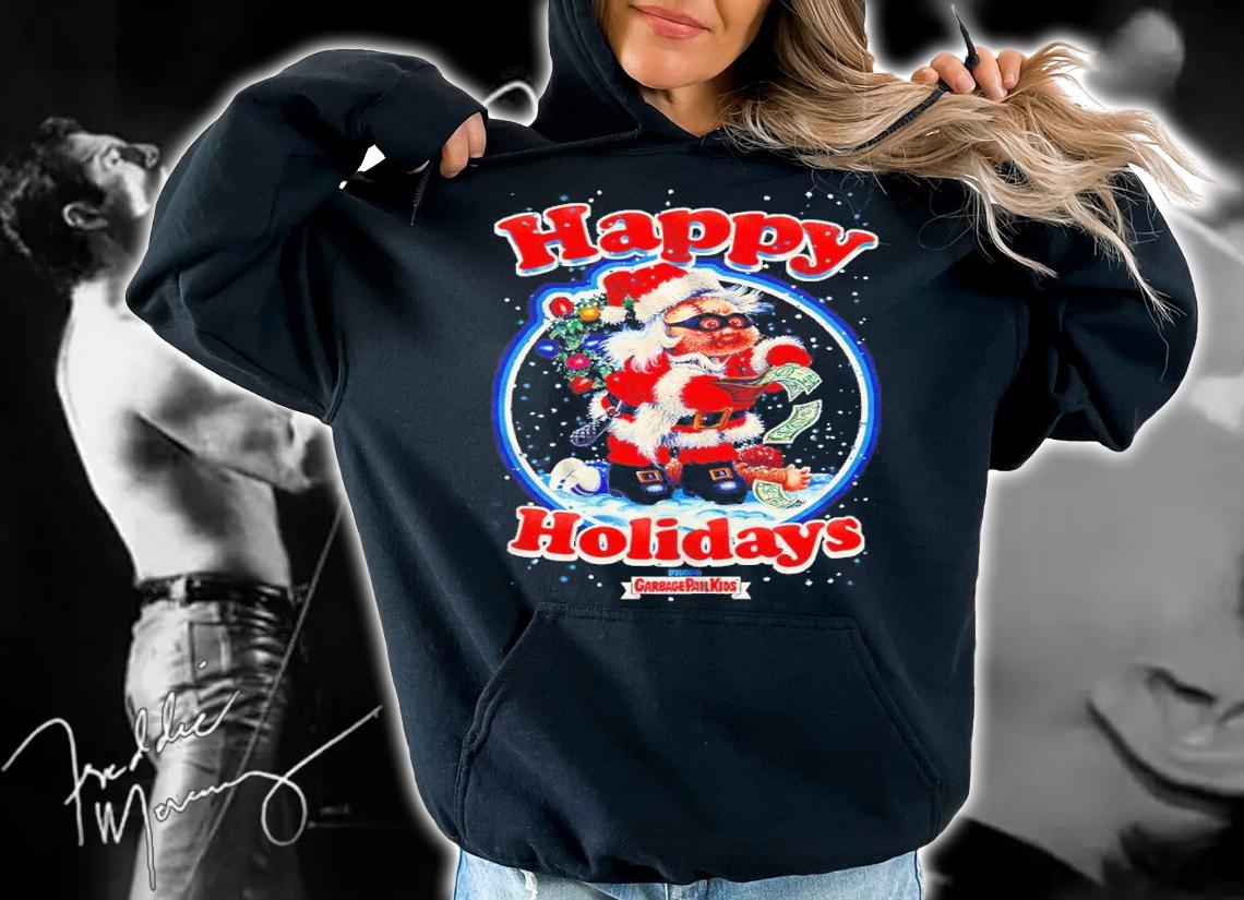 Happy Holidays Garbage Pail Kids Shirt hoodie