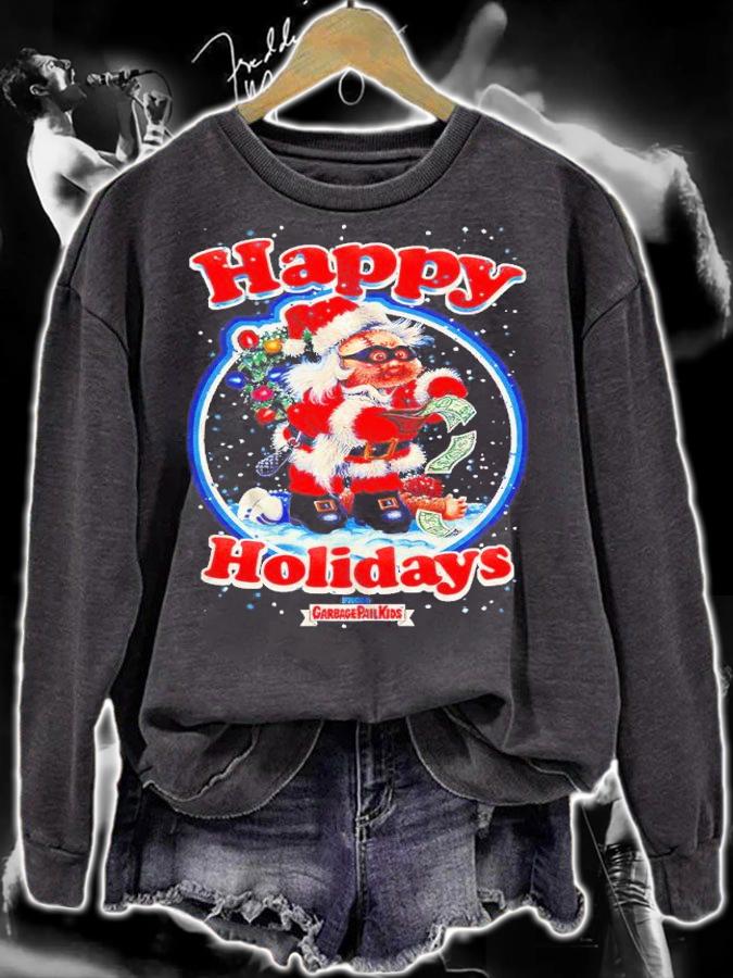 Happy Holidays Garbage Pail Kids Shirt sweatshirt