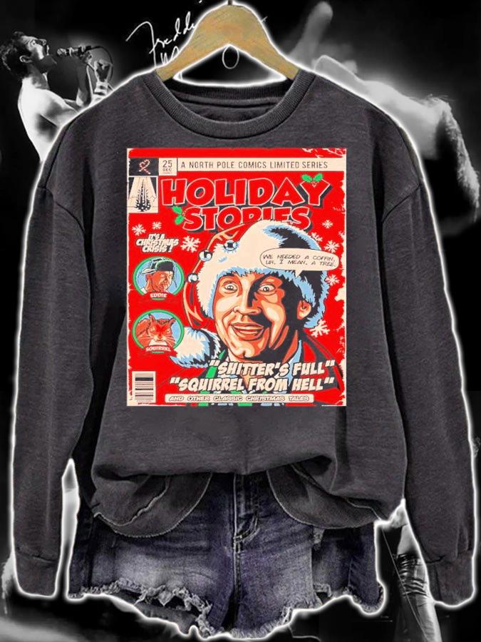 Holiday Stories Griswald shitter's full squirrel from hell shirt sweatshirt