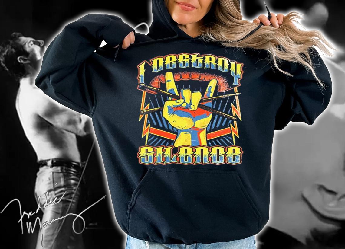 I destroy silence Vintage T-Shirt hoodie