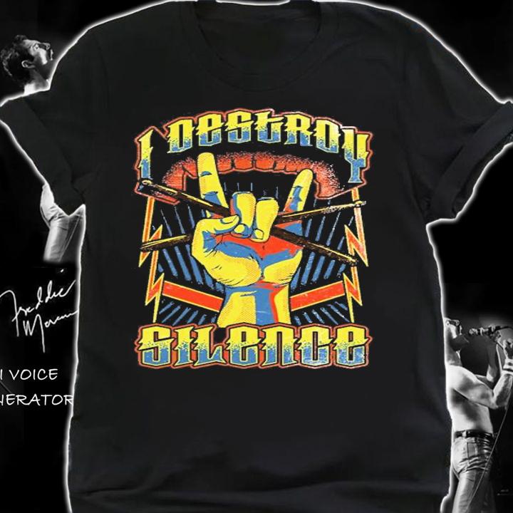 I destroy silence Vintage T-Shirt shirt