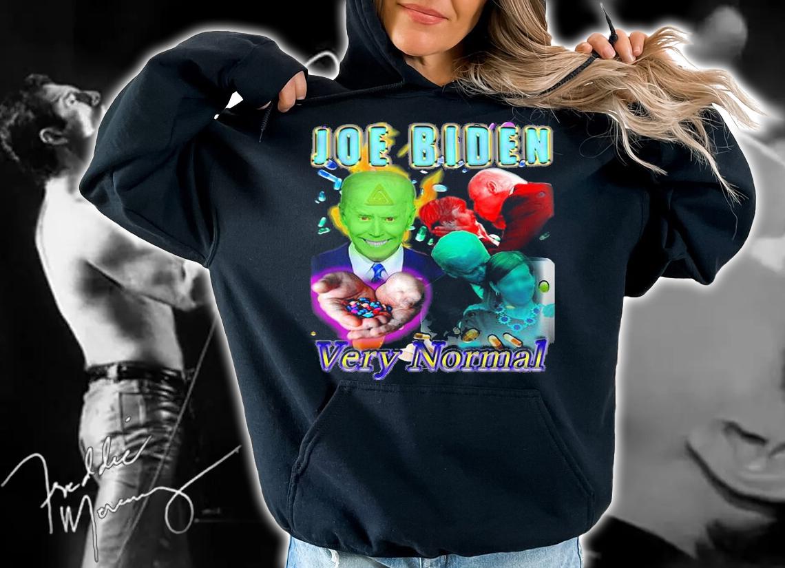 Joe Biden Creepy Normal Old Man T-Shirt hoodie