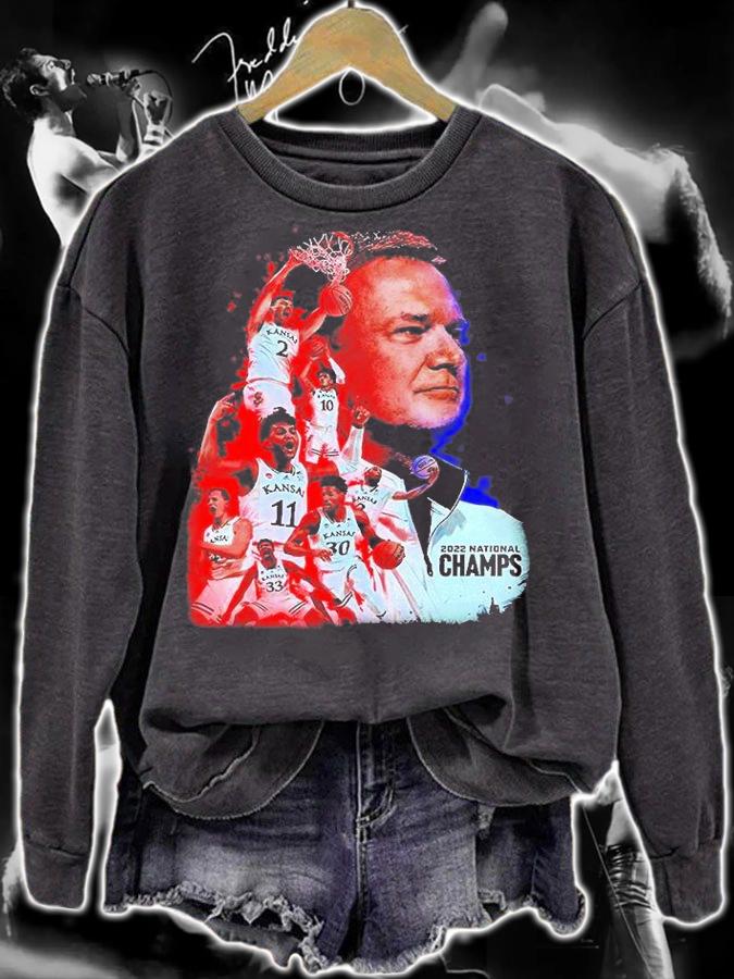 KU National Championships Kansas Jayhawks 2022 T-Shirt sweatshirt