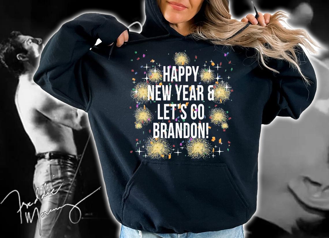 Let's Go Brandon Chant Christmas Chant Meme Funny New Year 2022 T-Shirt hoodie
