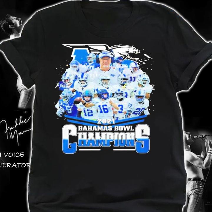 Middle Tennessee Blue Raiders 2021 Bahamas Bowl Champions Signatures Shirt shirt