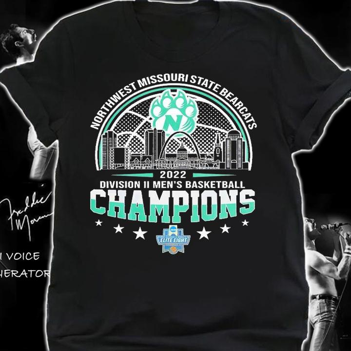 Northwest Missouri State Bearcats 2022 NCAA Division II Men's Basketball Champions T-Shirt shirt