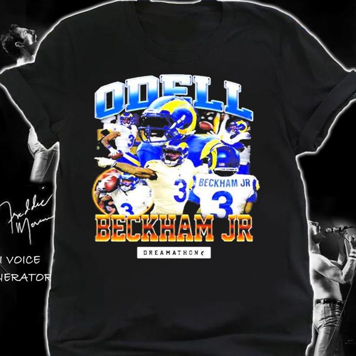 Odell Beckham Jr American Football MVP Player T-Shirt shirt