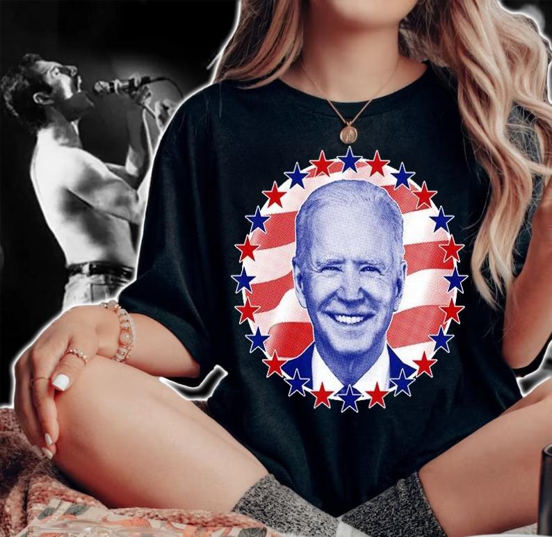 President Joe Biden Stars and Stripes T-Shirt woman shirt