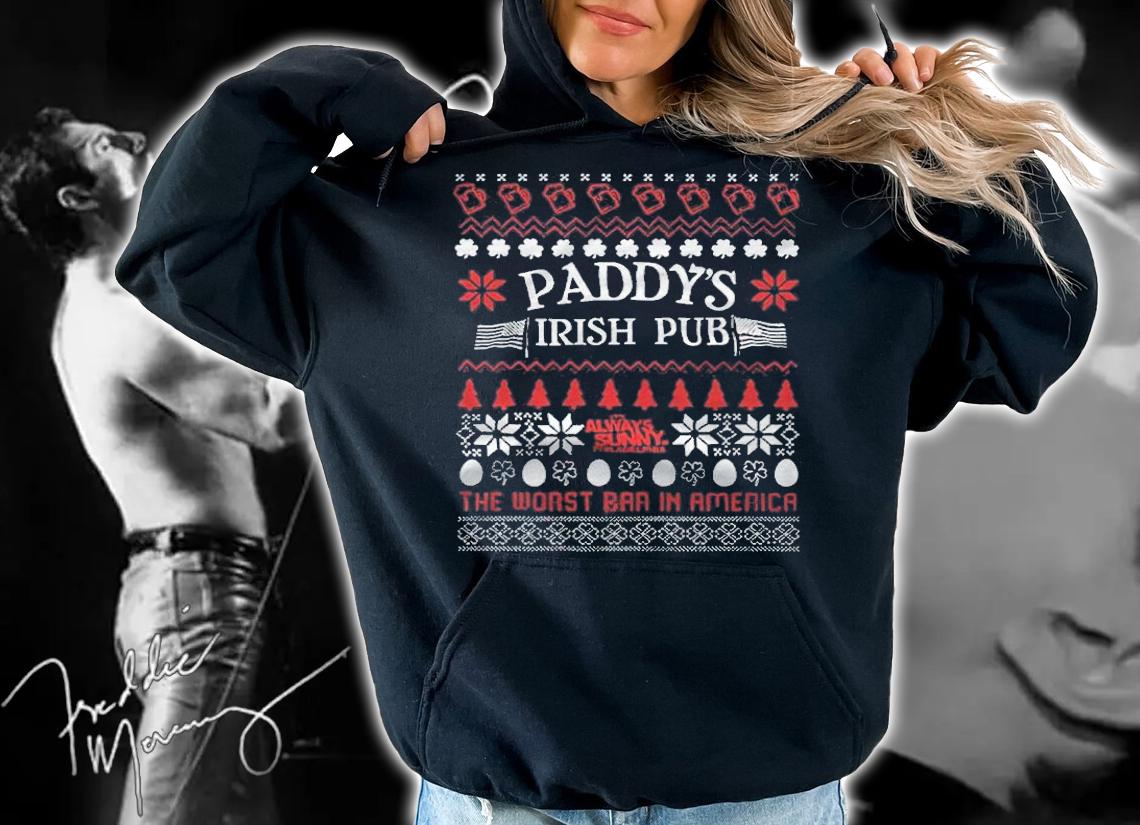 Ugly Paddy's irish pub it's always sunny the worst bar in America T-shirt hoodie