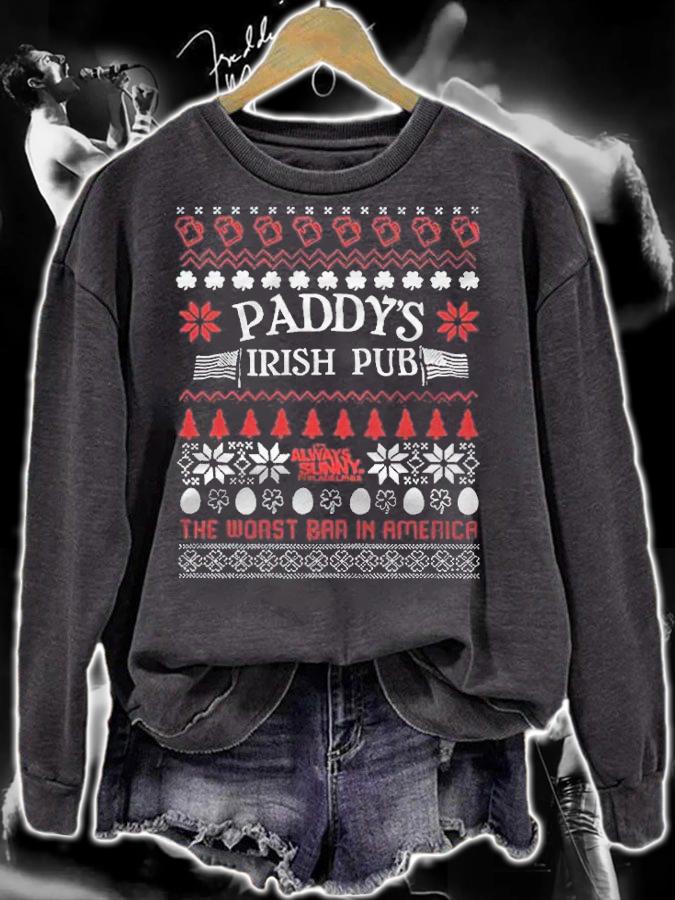 Ugly Paddy's irish pub it's always sunny the worst bar in America T-shirt sweatshirt