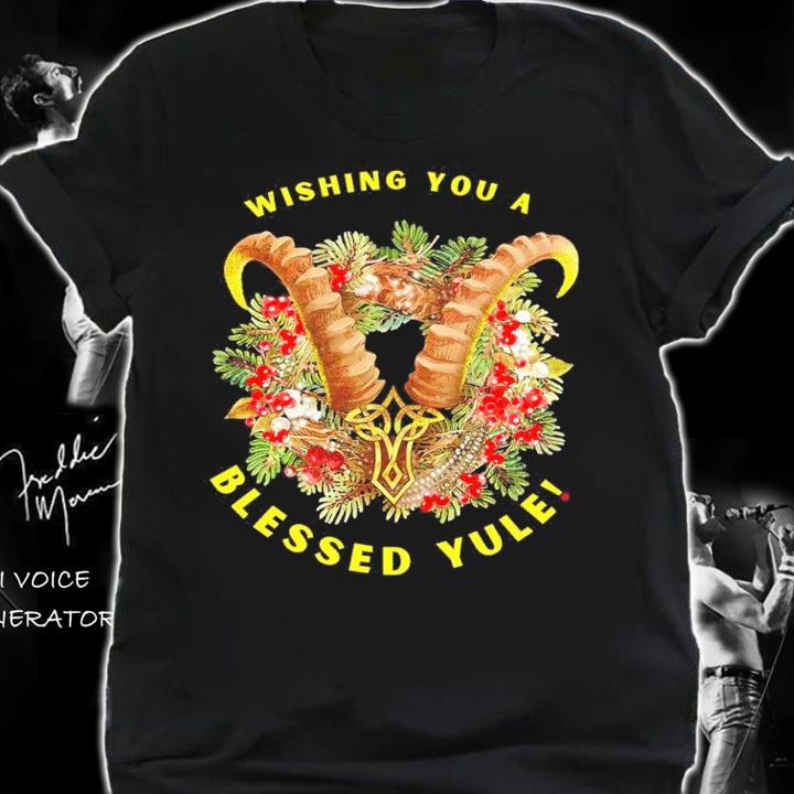 Wishing You A Blessed Yule Christmas Shirt shirt