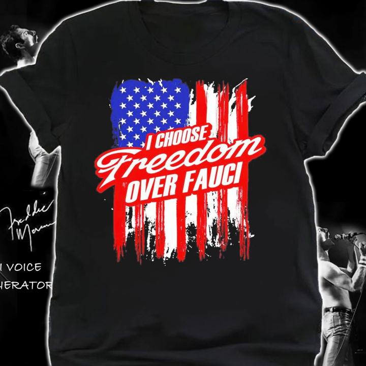 I choose freedom over fauci American flag shirt shirt