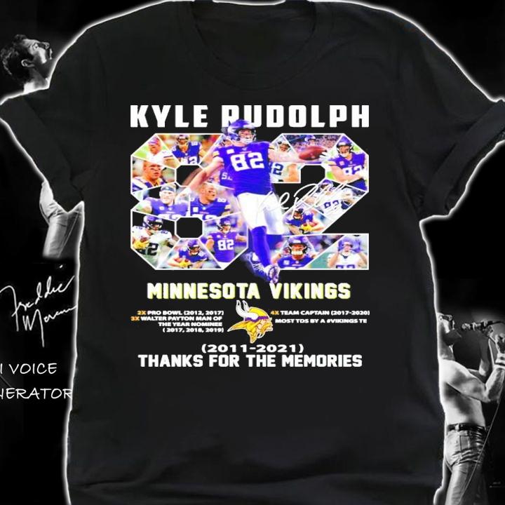 Kyle Rudolph Minnesota Vikings 2011-2021 shirt