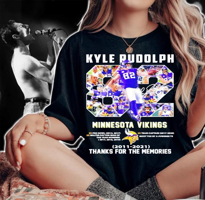 Kyle Rudolph Minnesota Vikings 2011-2021 shirt