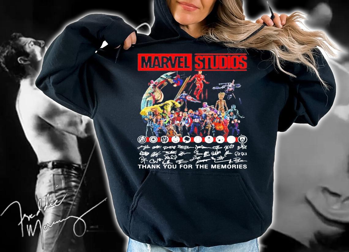Marvel Endgame signature shirt hoodie
