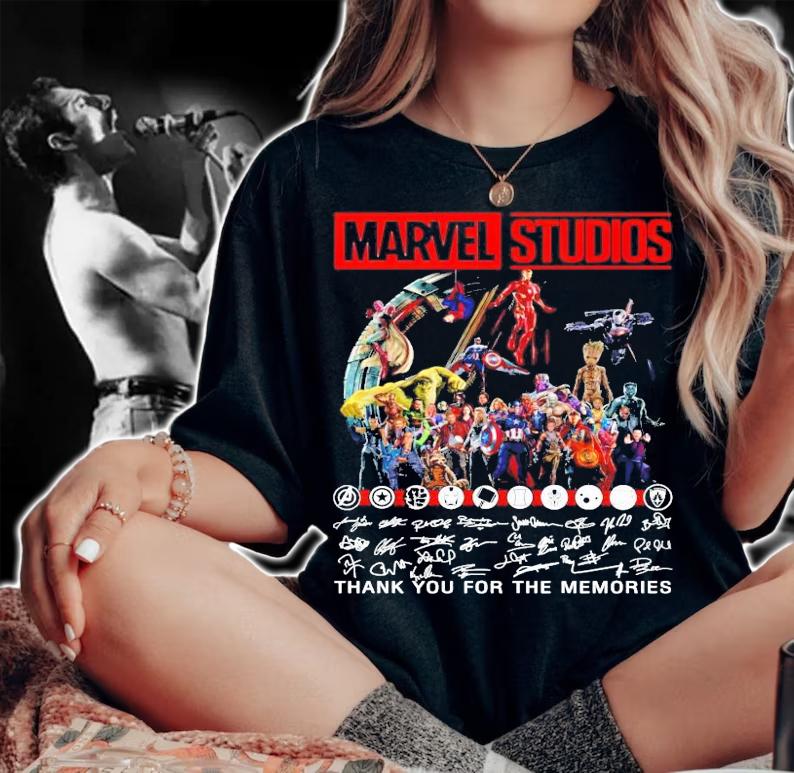 Marvel Endgame signature shirt woman shirt