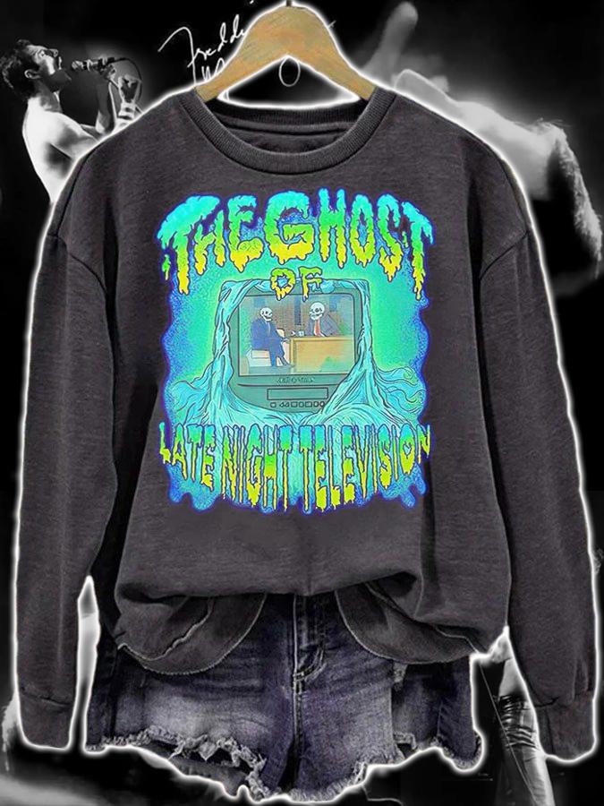Original the ghost of late night television shirt sweatshirt